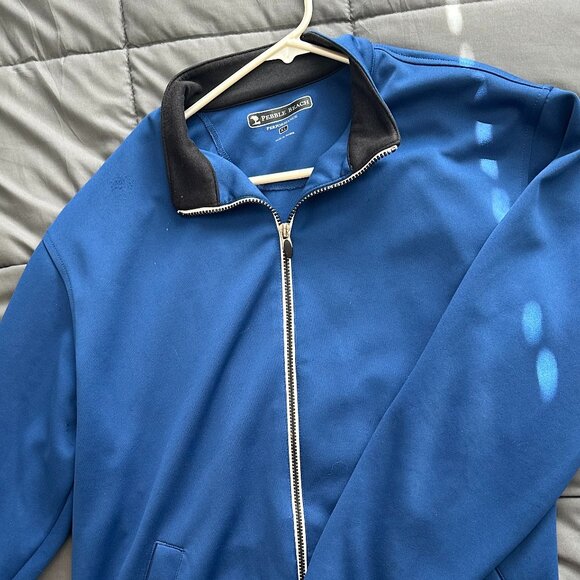 Pebble Beach Performance Jacket Mens Blue Zip Up. Size XL. - Picture 8 of 8